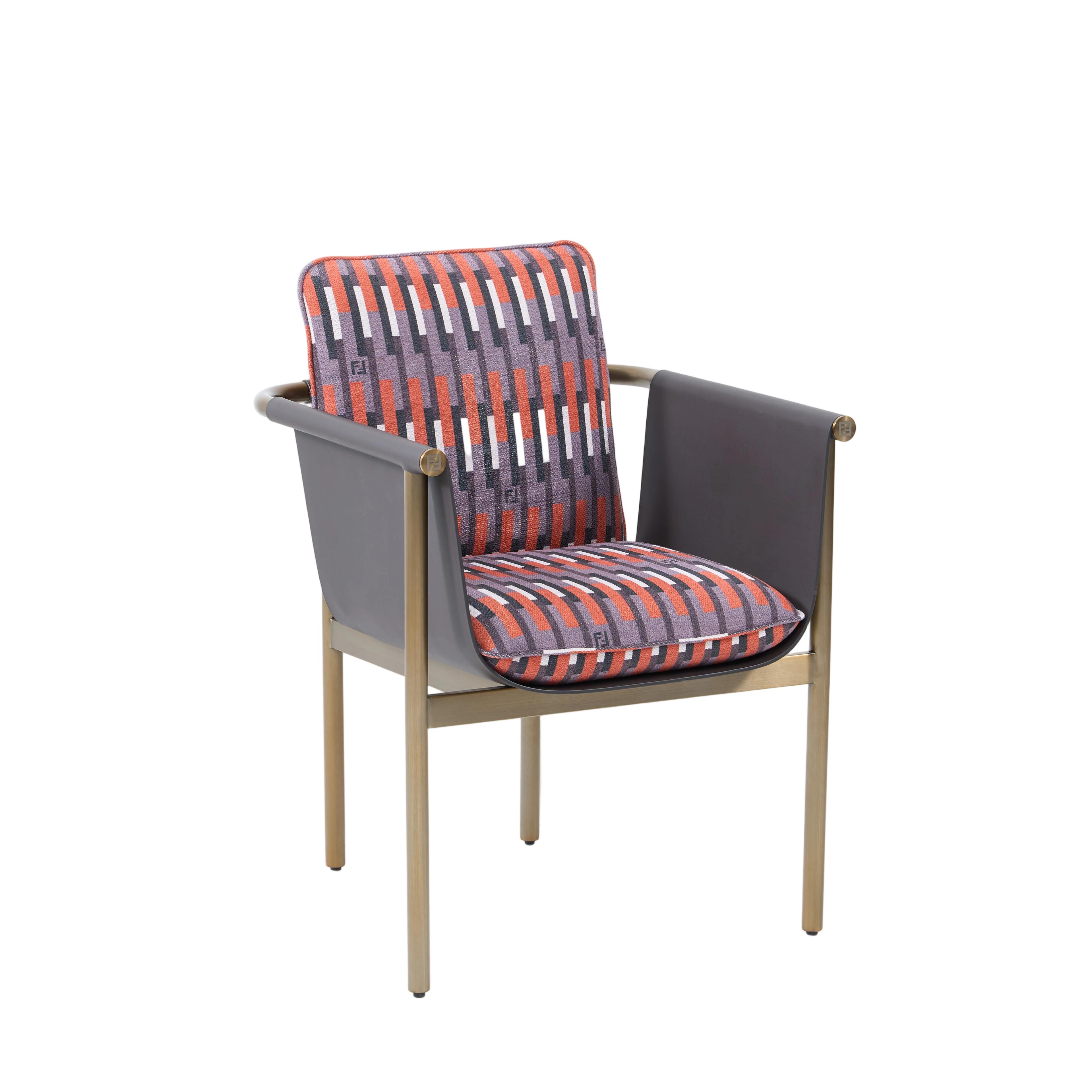 Discover Italian Minimalist Saddle Leather Dining Chair